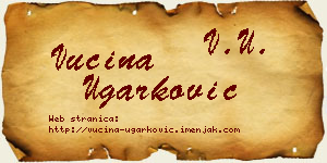 Vucina Ugarković vizit kartica